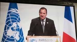 Swedish Prime Minister Stefan Lofven at COP21